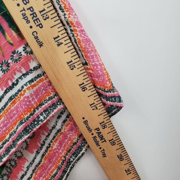 Nine West Swimsuit Cover Up Kimono Cardigan Beach Tropical OS Womens Floral - Picture 10 of 11